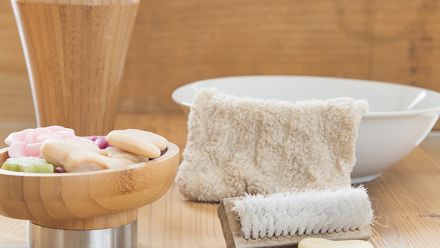 Kuva saippua, harja, vesuvati