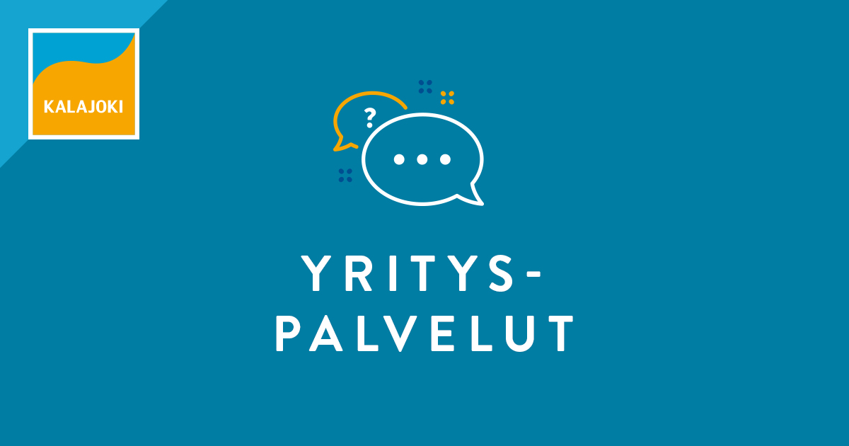 yrityspalvelut logo sinisellä pohjalla 