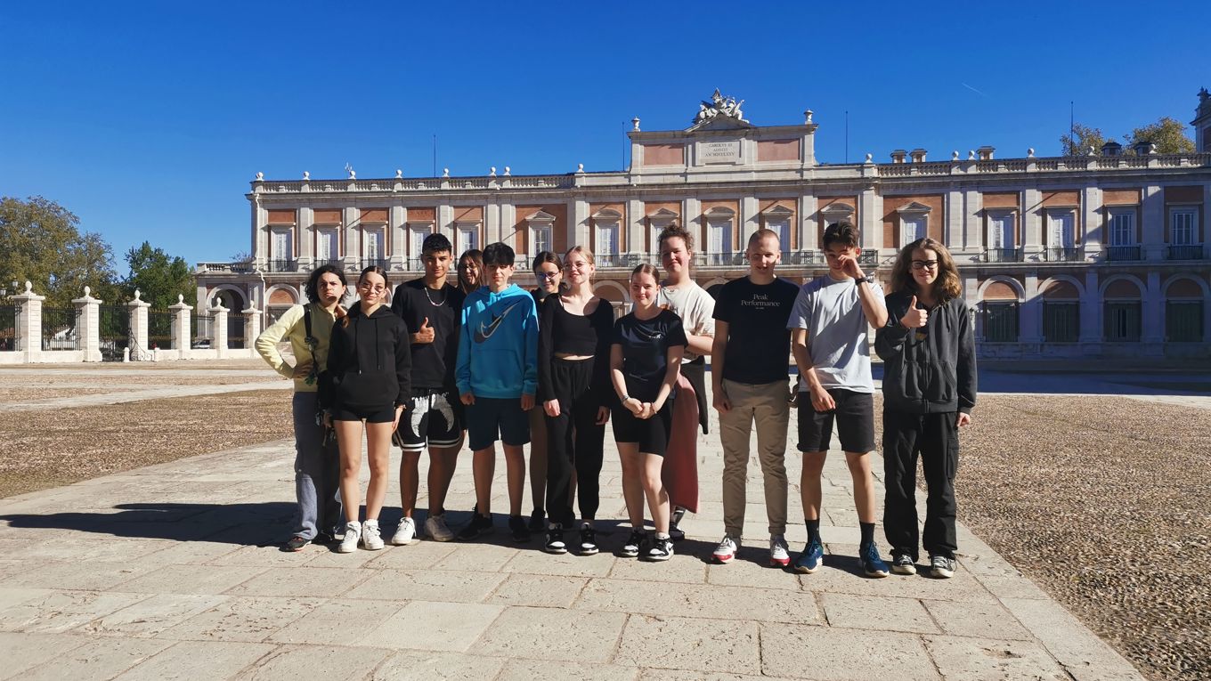 Students in Getafe, Spain