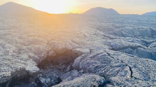 Lanzarote desert landscape