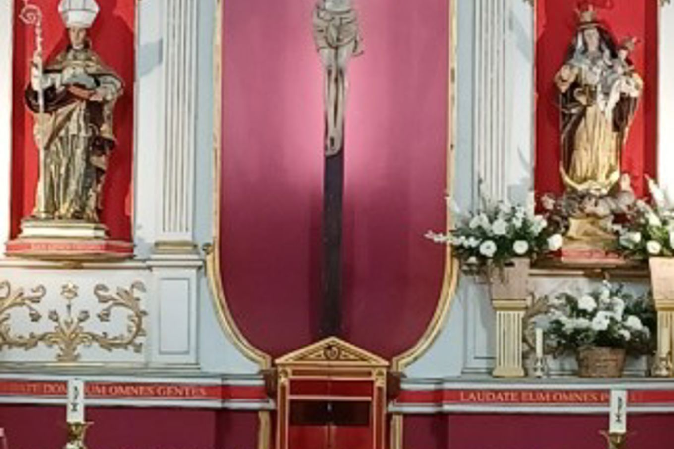 Catholic church altar