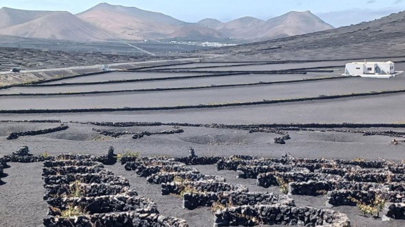 Lanzarote landscape, volcano land