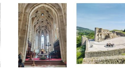 collage of historic sights from Bratislava