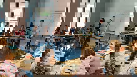 Students in classroom