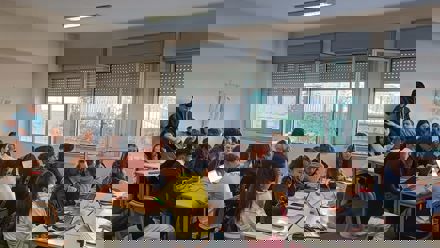 students in a classroom