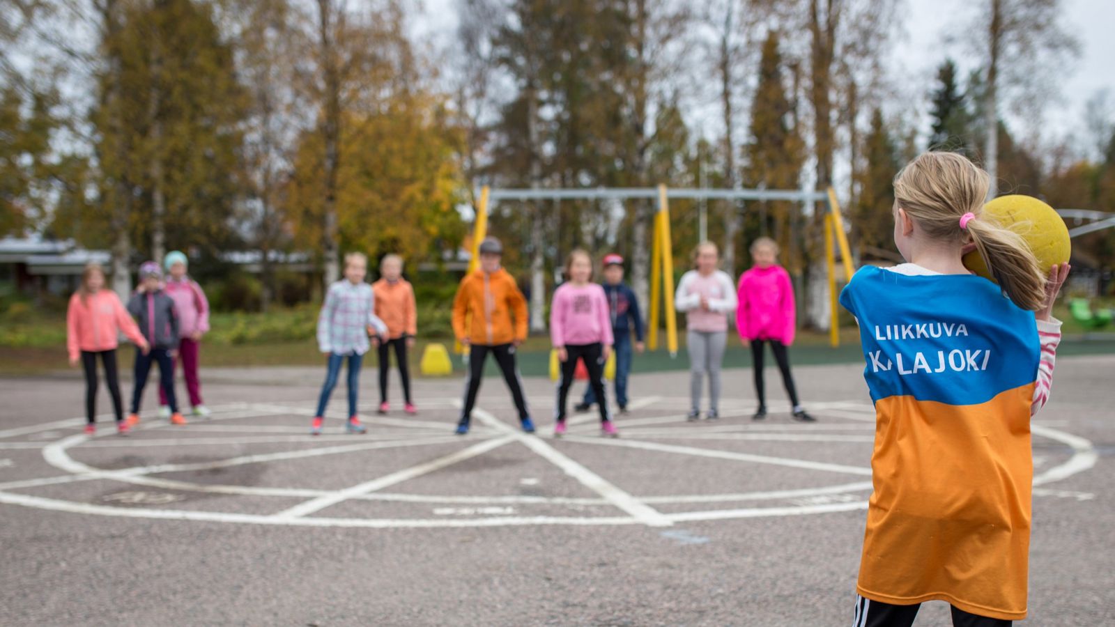 Children playing in the park