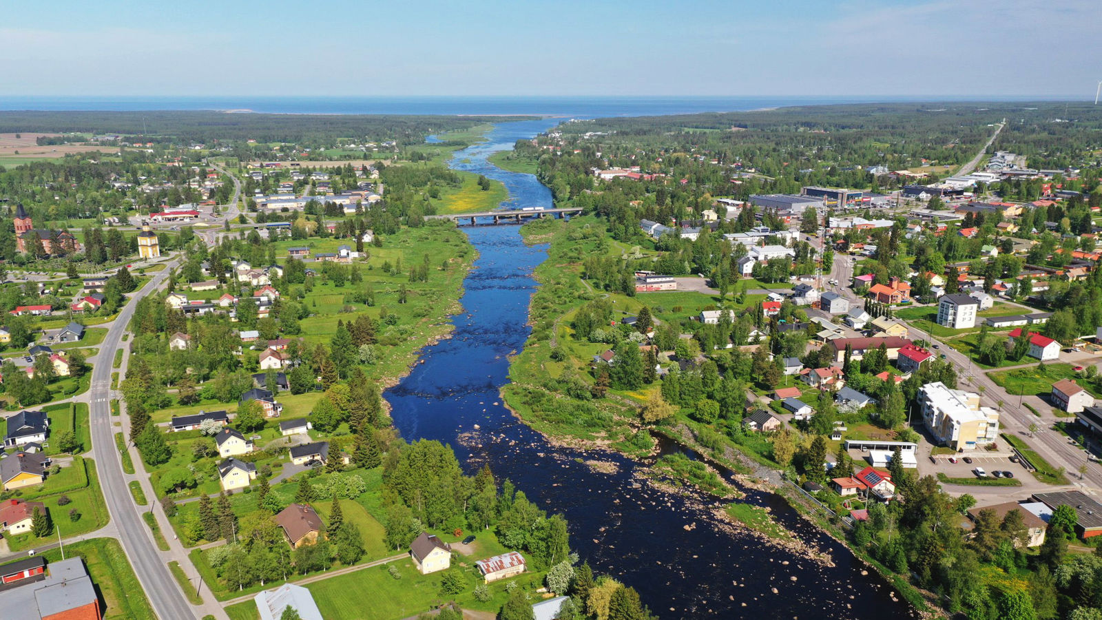 Kalajoki river in summer